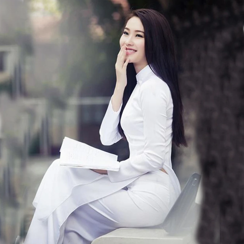 Ao Dai Vietnam Dress - Ao Dai Vietnam Dress Women Traditional