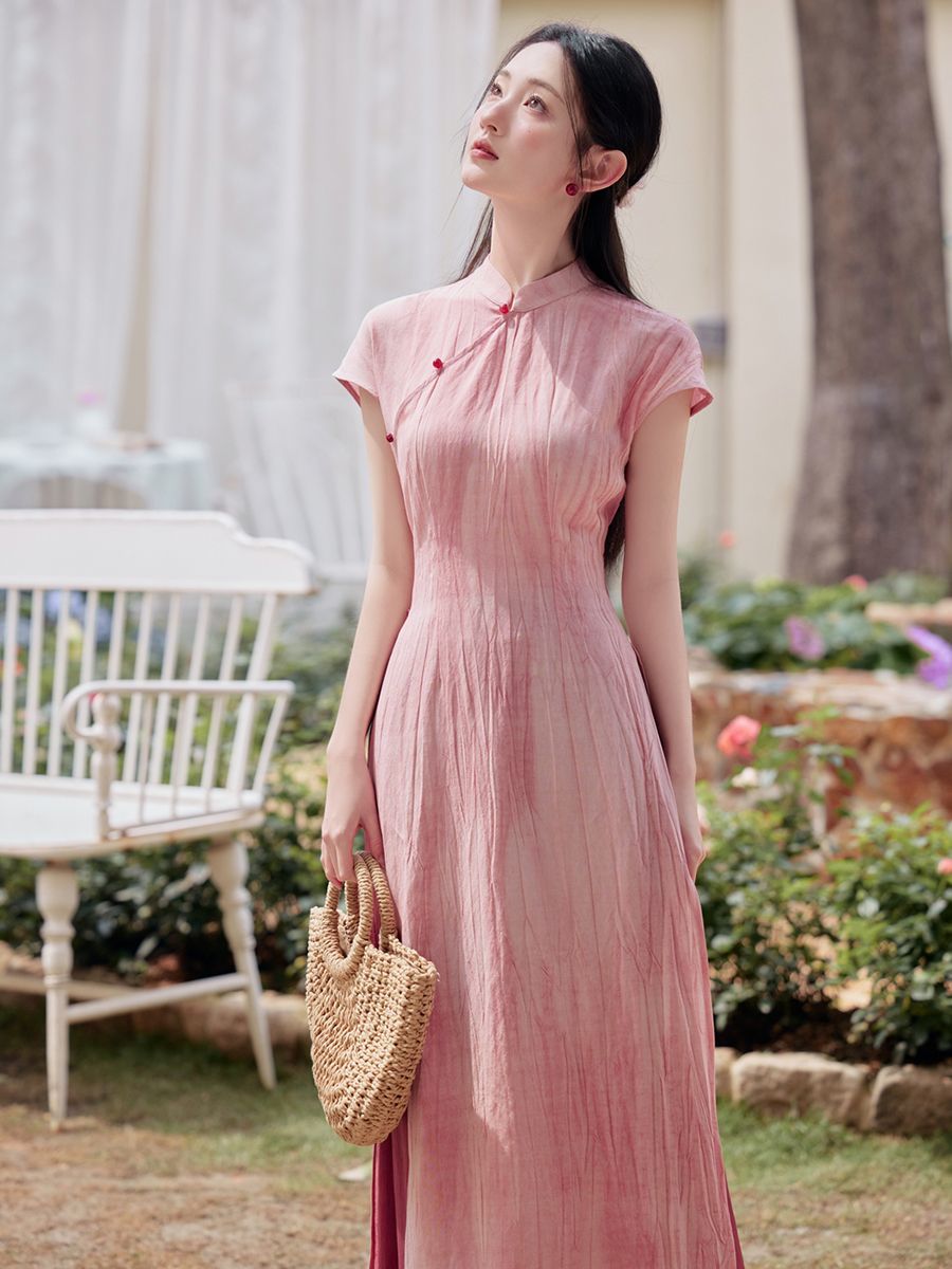 Spring summer vietnam aodai ch - Ao Dai Vietnam Dress review and price