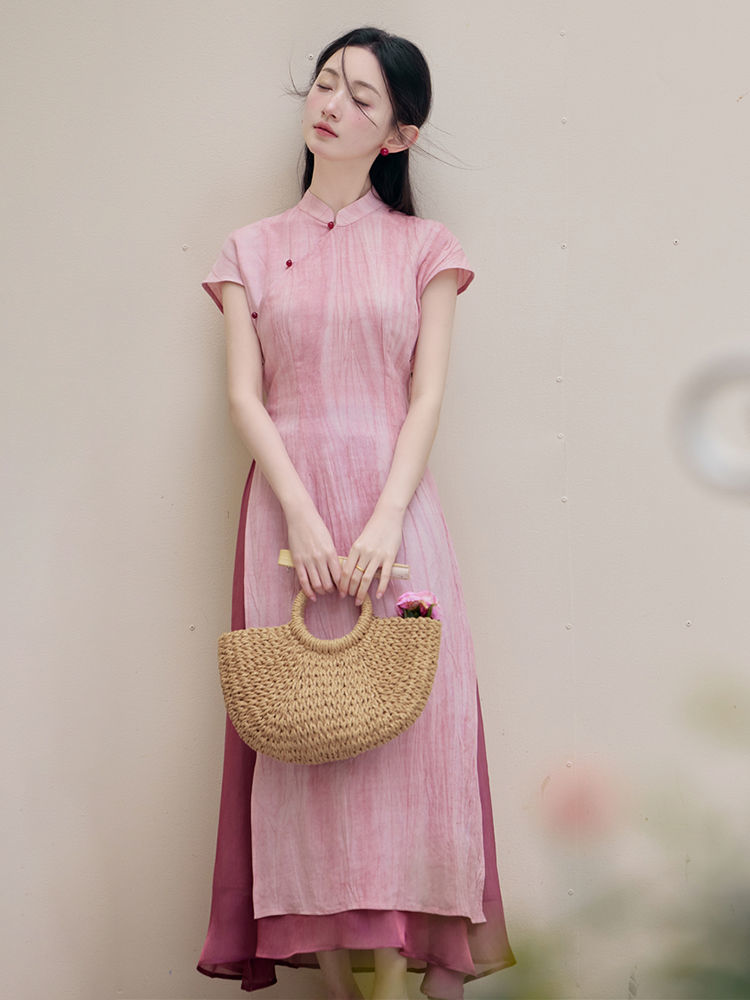 Spring summer vietnam aodai ch - Ao Dai Vietnam Dress review and price