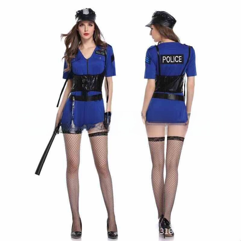 Halloween Police Woman Uniform - Ethnic Wear Fashion Brand review and price