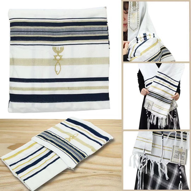 Jewish Tallit Israeli Prayer S - Ethnic Fashion Men review and price