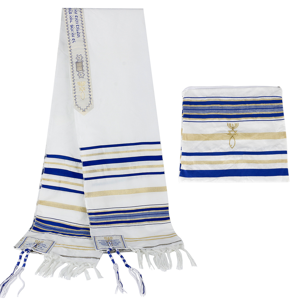 Jewish Tallit Israeli Prayer S - Ethnic Fashion Men review and price