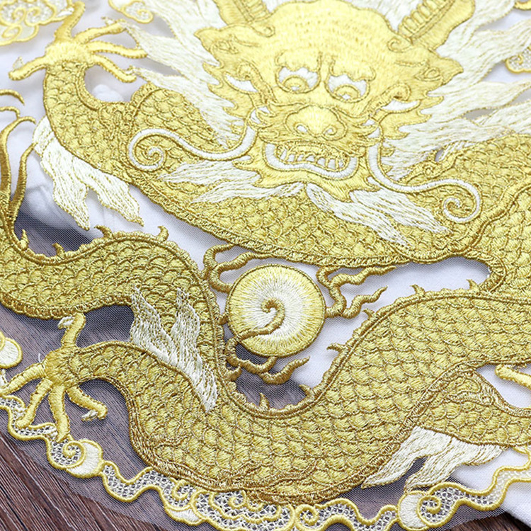 Golden thread dragon circular  - Ethnic Fashion Men review and price