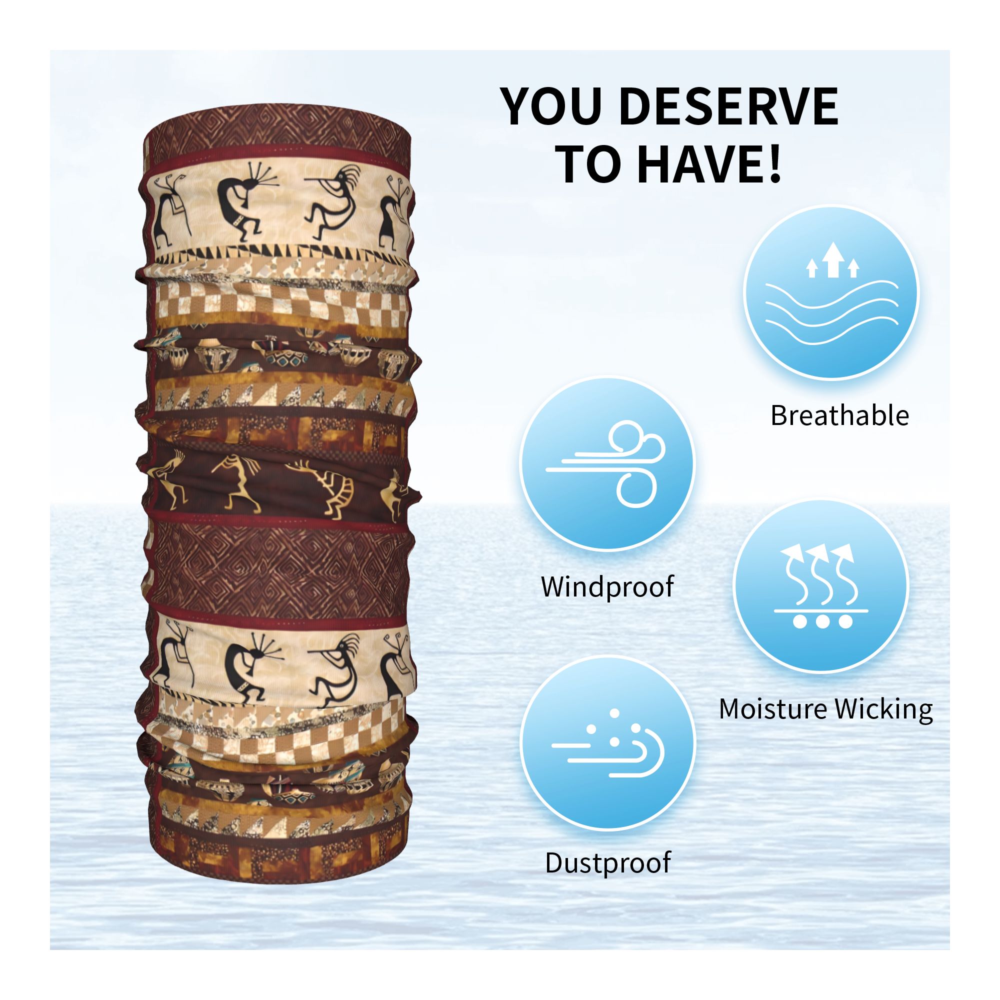 Custom Kokopelli Winter Headba - Ethnic Fashion Men review and price