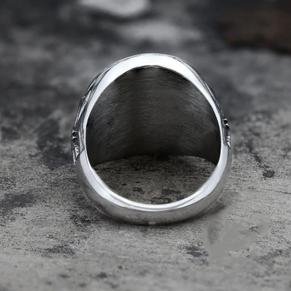 Vintage Viking Men Rings Stain - Ethnic Fashion Men review and price