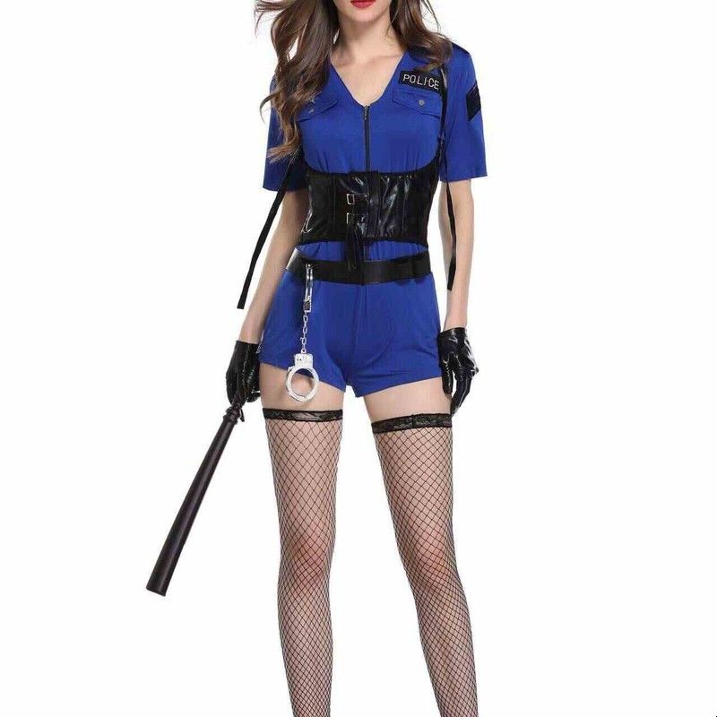 Halloween Police Woman Uniform - Ethnic Wear Fashion Brand review and price