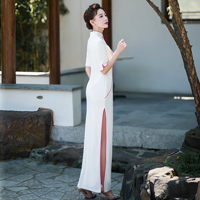 Woman Aodai Vietnam Dress Shor - Ao Dai Vietnam Dress review and price