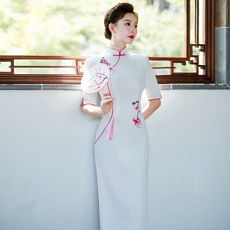 Woman Aodai Vietnam Dress Shor - Ao Dai Vietnam Dress review and price