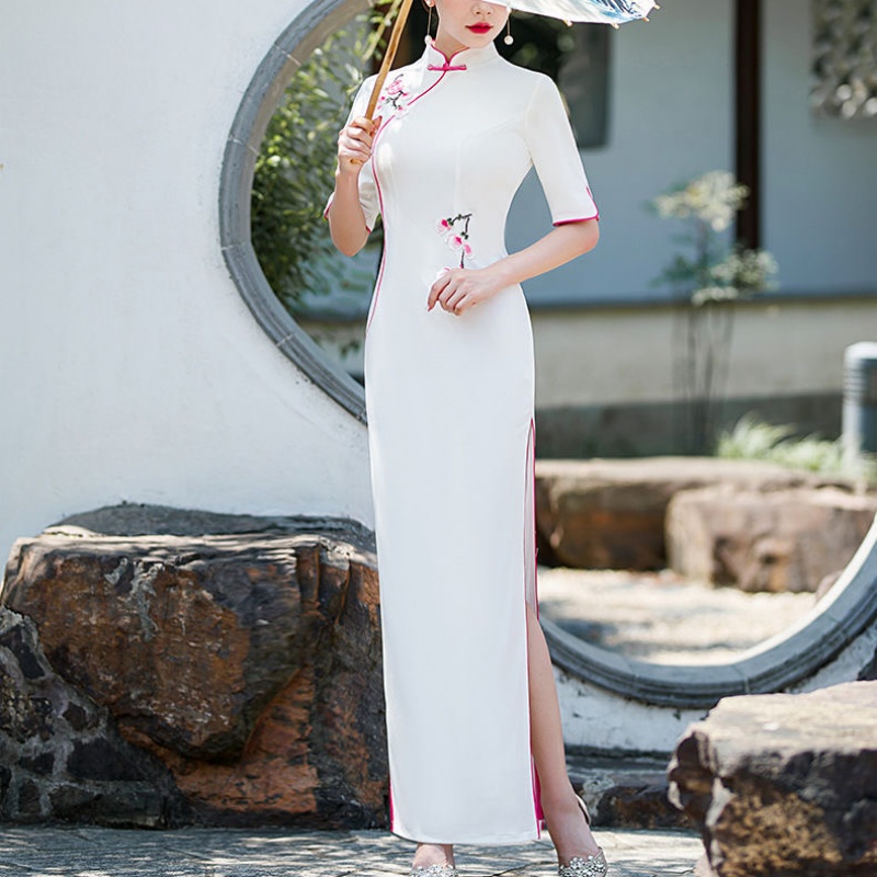 Woman Aodai Vietnam Dress Shor - Ao Dai Vietnam Dress review and price