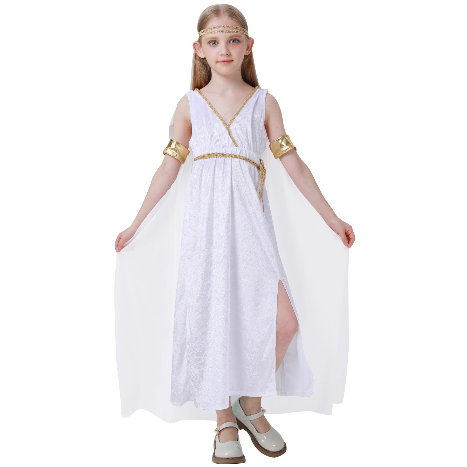 Children's High Slit White God - Ethnic Fashion Wear review and price