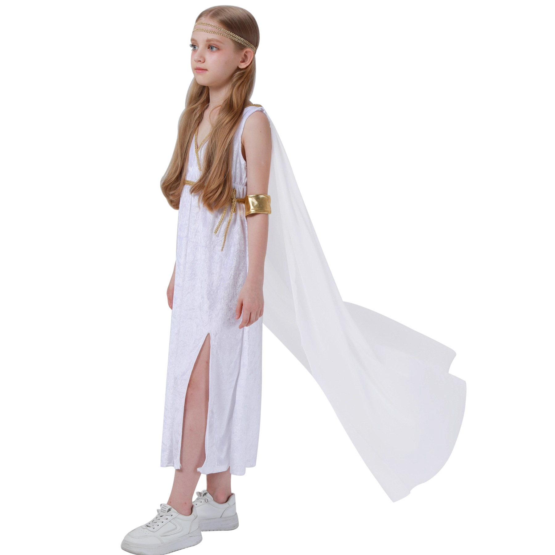 Children's High Slit White God - Ethnic Fashion Wear review and price