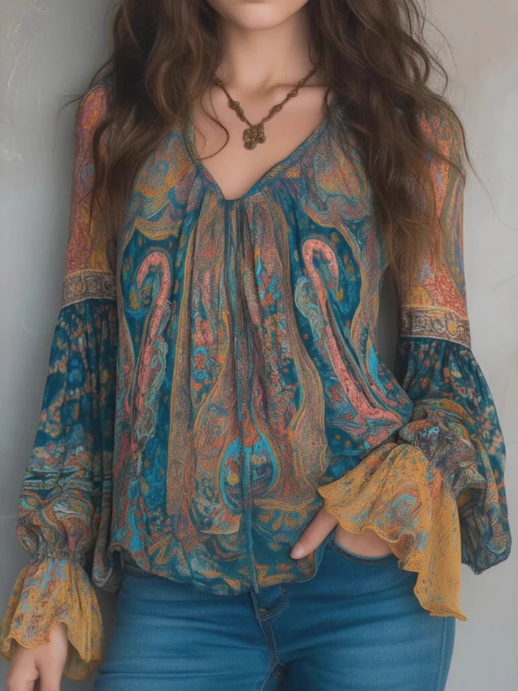 Ethnic Women Vintage Bohemian  - Ethnic Fashion Wear review and price