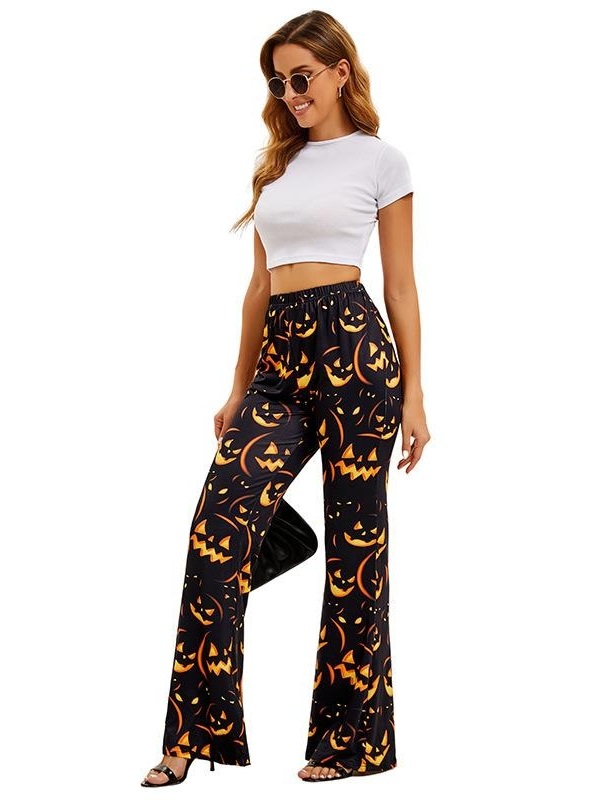 Halloween Bat Pumpkin Print Wo - Ethnic Wear Fashion Brand review and price