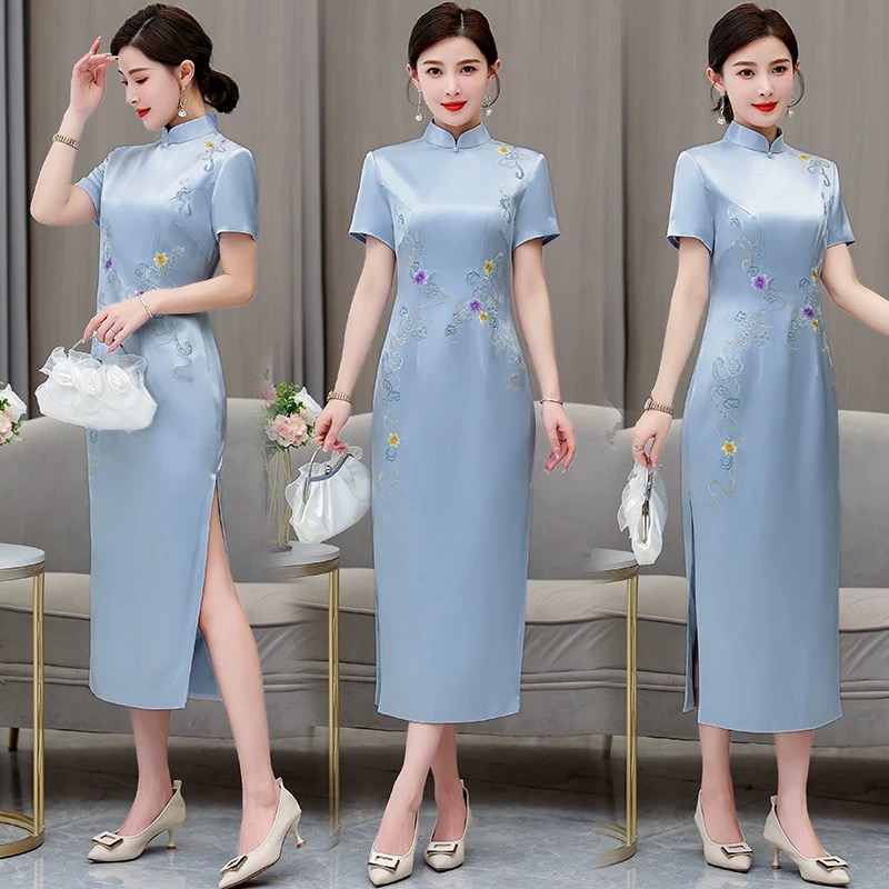 Women Ethnic Style Aodai  Cheo - Ao Dai Vietnam Dress review and price