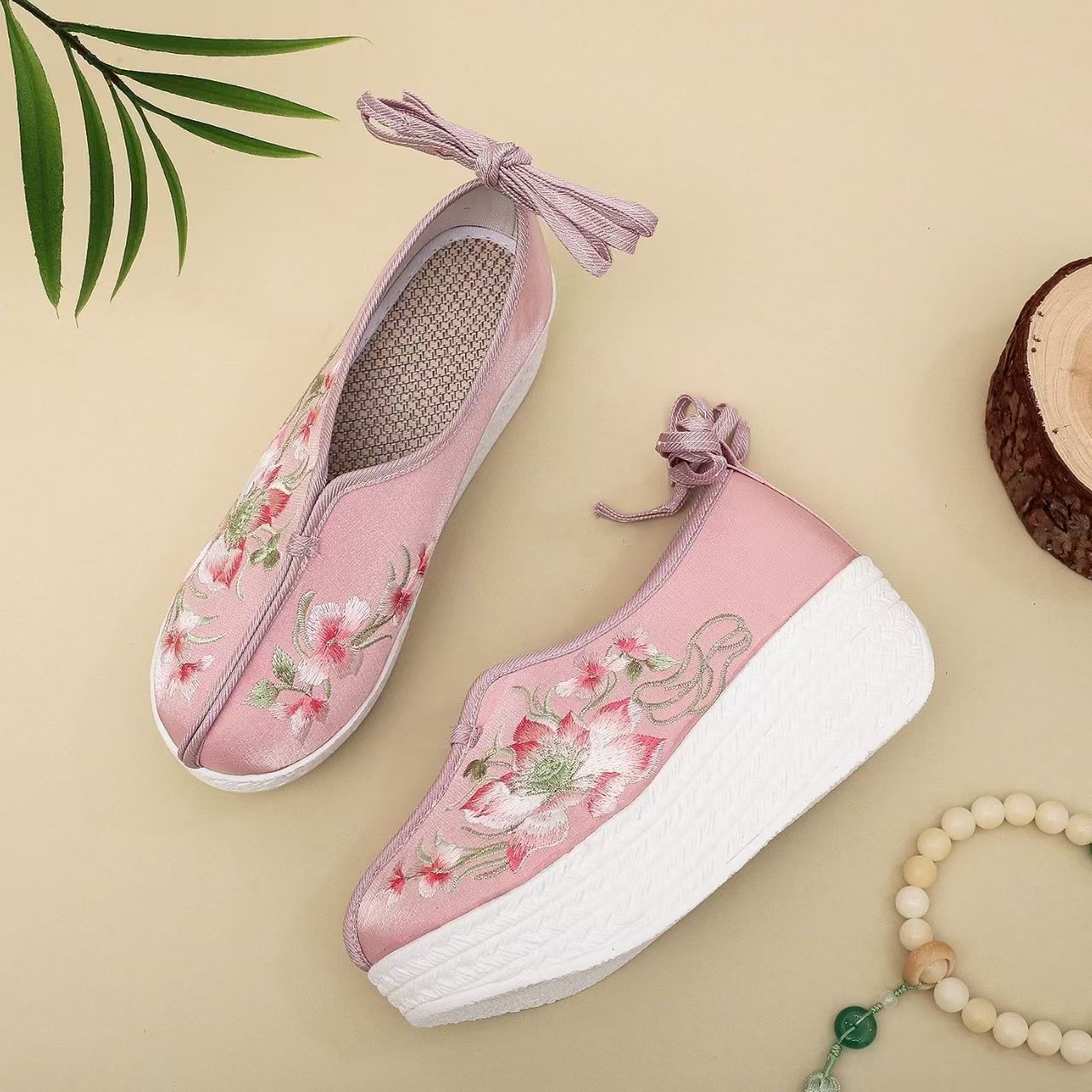 Woman Ethnic Style Wedges Embr - Ethnic Style review and price