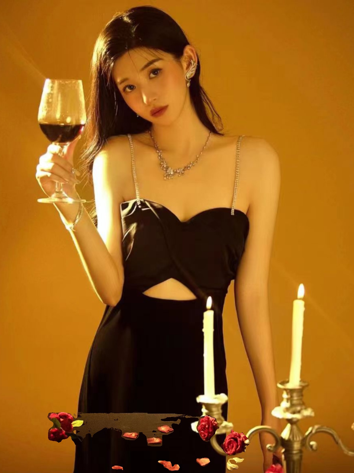 Sexy Backless Strap Dress Phot - Ethnic Fashion Shoot review and price