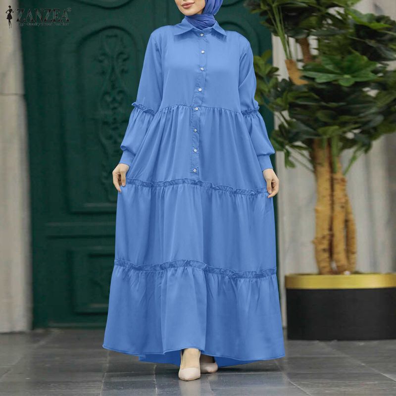 ZANZEA Muslim Hijabis Modest L - Abaya Modest Wear review and price
