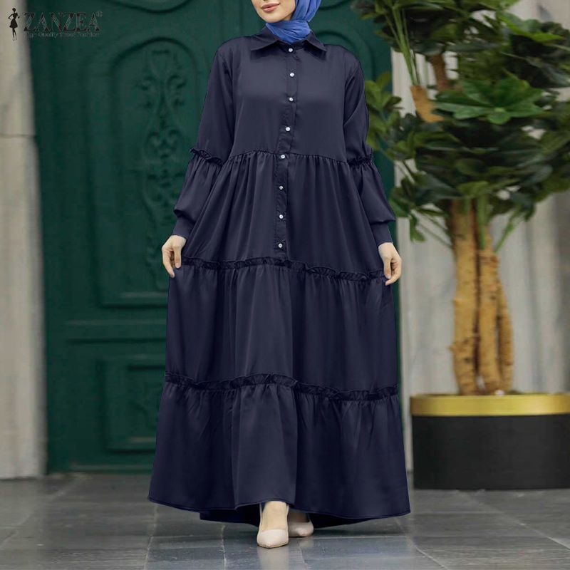 ZANZEA Muslim Hijabis Modest L - Abaya Modest Wear review and price