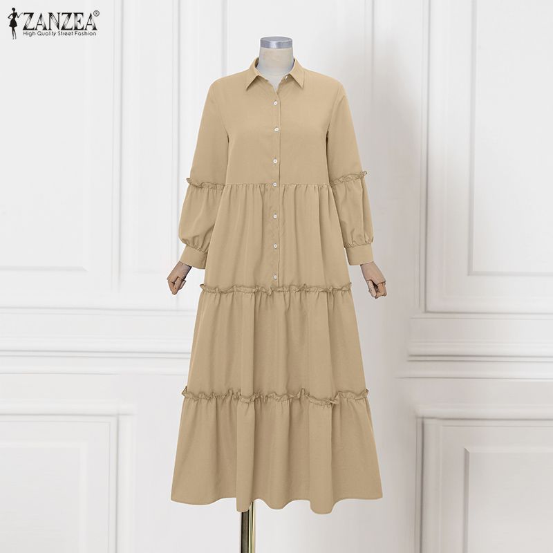 ZANZEA Muslim Hijabis Modest L - Abaya Modest Wear review and price