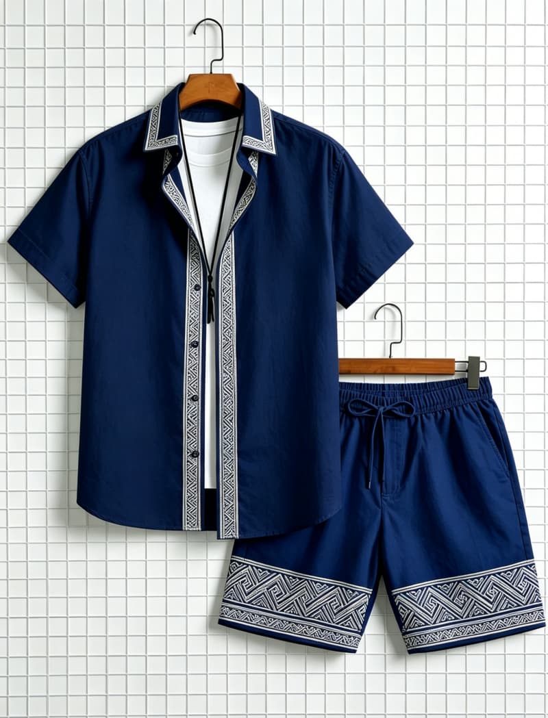 Men's ethnic border printed sh - Ethnic Style review and price