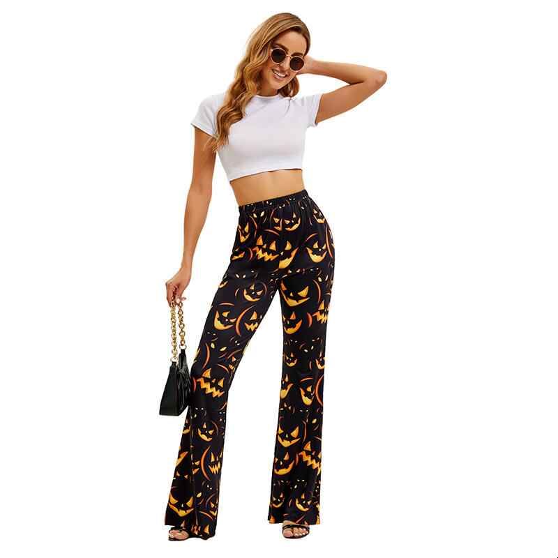 Halloween Bat Pumpkin Print Wo - Ethnic Wear Fashion Brand review and price