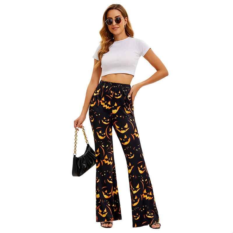 Halloween Bat Pumpkin Print Wo - Ethnic Wear Fashion Brand review and price