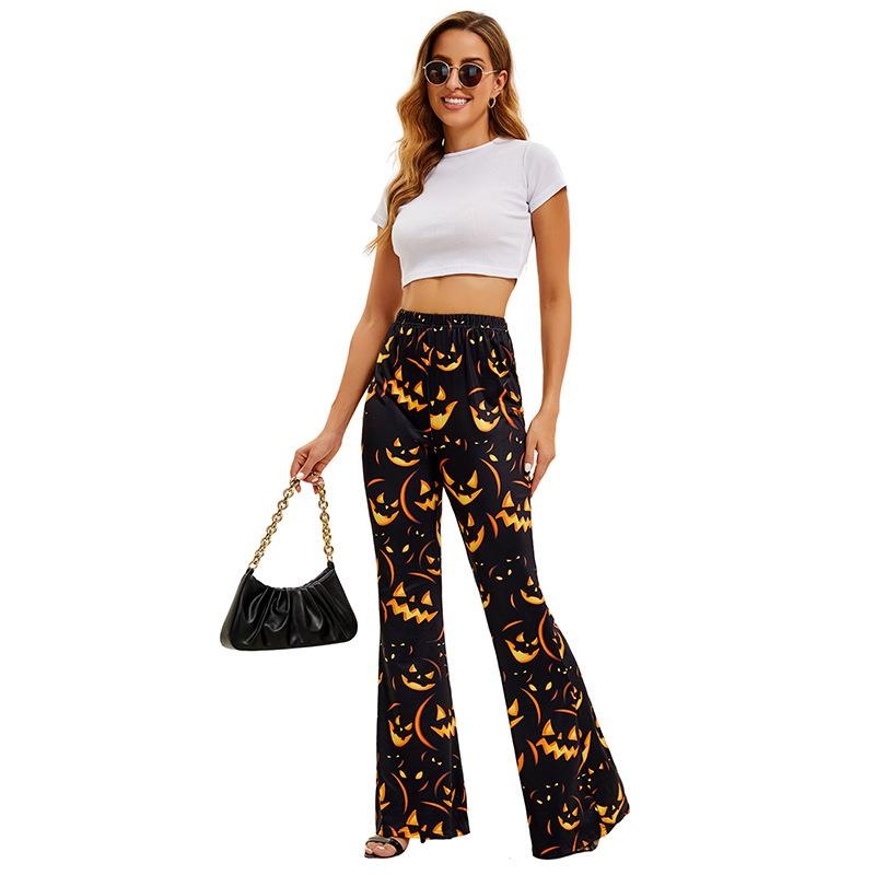 Halloween Bat Pumpkin Print Wo - Ethnic Wear Fashion Brand review and price