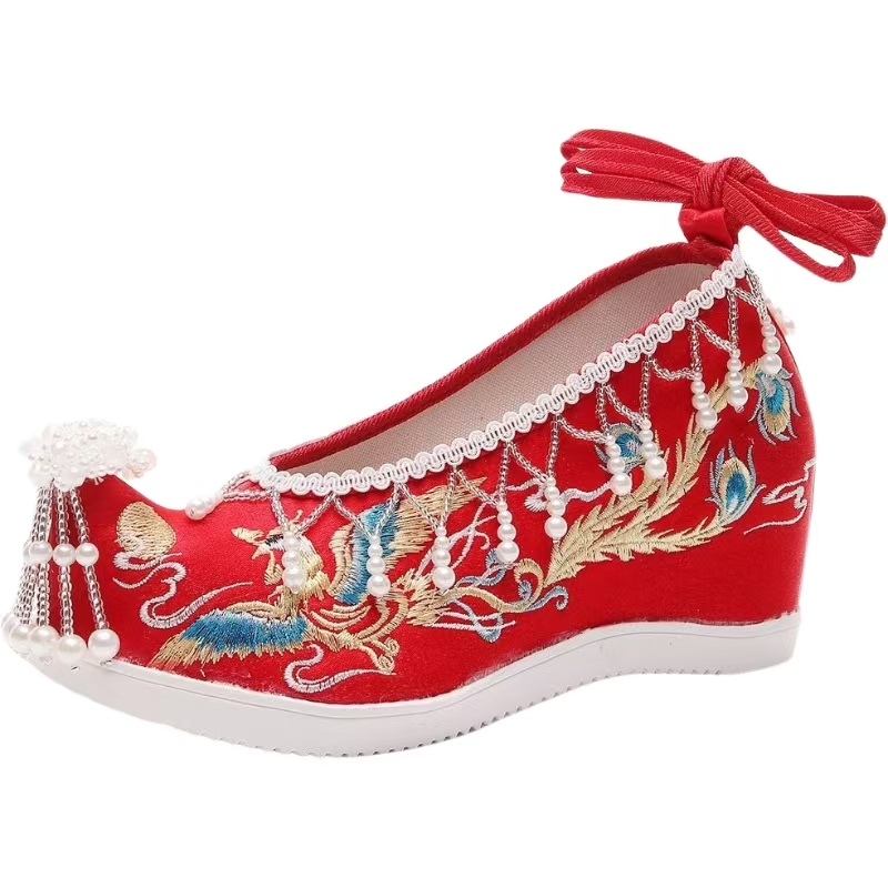 Women New Red Embroidered Wedd - Ethnic Style review and price