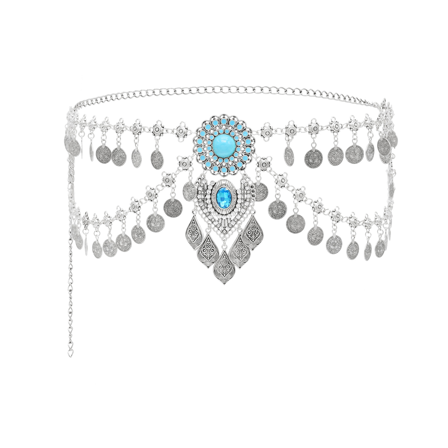 New Bohemian Coin Tassels Faux - Ethnic Fashion Wear review and price