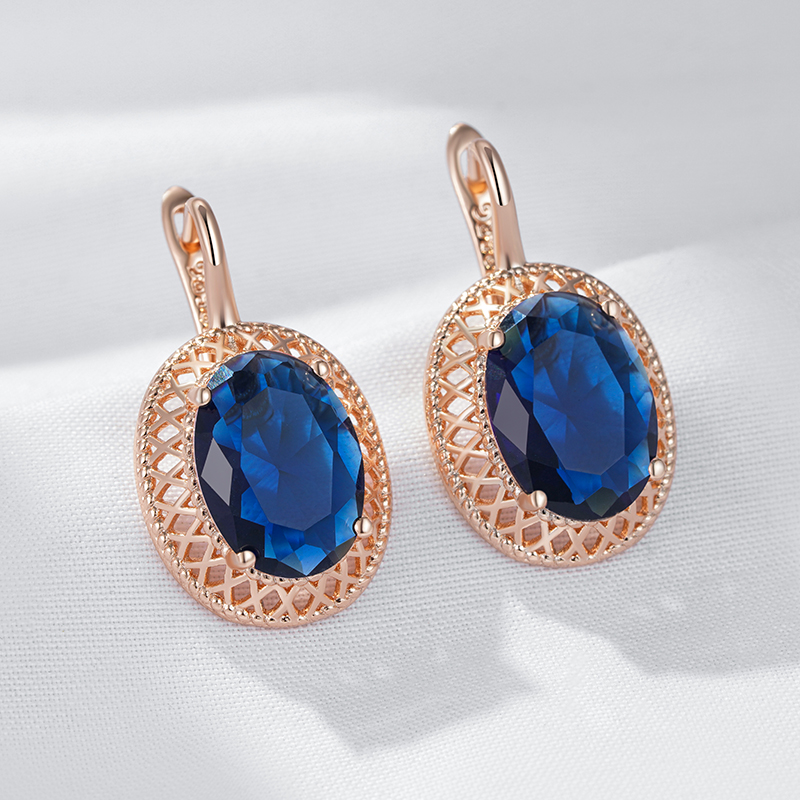 Kienl Hot Oval Blue Natural Zi - Ethnic Fashion Trend review and price