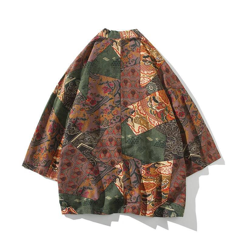 Ethnic Style Print Yukata Men  - Ethnic Fashion Men review and price