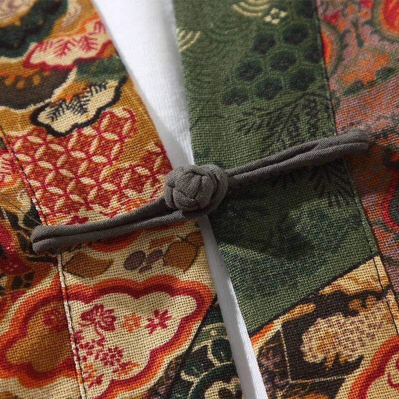 Ethnic Style Print Yukata Men  - Ethnic Fashion Men review and price
